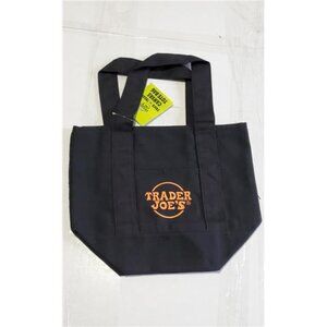 Trader Joe’s Trick-or-Treat Mini Canvas Tote Bags Halloween Limit Edition Black